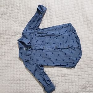 Carter's Dinosaur Button down shirt